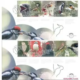 Zwrot pieniędzy Nederland 2018: V3601-3610: Beleef de Natuur: Reptielen en Amfibieën velletje gestempeld