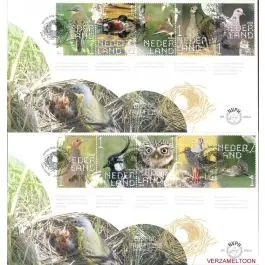 Ekspresowa dostawa Nederland 2018: V3601-3610: Beleef de Natuur: Reptielen en Amfibieën velletje gestempeld