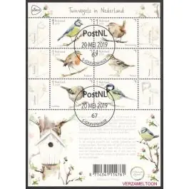 Bezpieczna płatność Nederland 2018: V3601-3610: Beleef de Natuur: Reptielen en Amfibieën velletje gestempeld