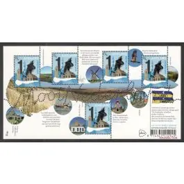 Tani Nederland 2018: V3601-3610: Beleef de Natuur: Reptielen en Amfibieën velletje gestempeld