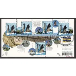 Zamów teraz Nederland 2018: V3601-3610: Beleef de Natuur: Reptielen en Amfibieën velletje gestempeld