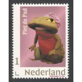 Bezpieczna płatność Nederland 2018: V3601-3610: Beleef de Natuur: Reptielen en Amfibieën velletje gestempeld