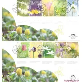Tani Nederland 2018: V3601-3610: Beleef de Natuur: Reptielen en Amfibieën velletje gestempeld