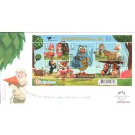 Szybka dostawa Nederland 2018: V3601-3610: Beleef de Natuur: Reptielen en Amfibieën velletje gestempeld