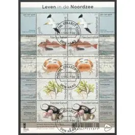 Tylko dziś Nederland 2018: V3601-3610: Beleef de Natuur: Reptielen en Amfibieën velletje gestempeld