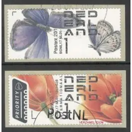 Bezpieczna płatność Nederland 2018: V3601-3610: Beleef de Natuur: Reptielen en Amfibieën velletje gestempeld