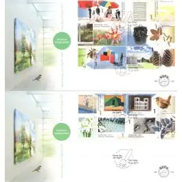 Bezpieczna płatność Nederland 2018: V3601-3610: Beleef de Natuur: Reptielen en Amfibieën velletje gestempeld