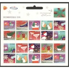 Tani Nederland 2018: V3601-3610: Beleef de Natuur: Reptielen en Amfibieën velletje gestempeld