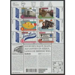 Darmowa dostawa Nederland 2018: V3601-3610: Beleef de Natuur: Reptielen en Amfibieën velletje gestempeld