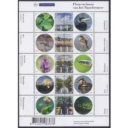 Wyprzedaż Nederland 2018: V3601-3610: Beleef de Natuur: Reptielen en Amfibieën velletje gestempeld