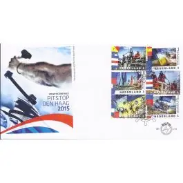 Ekspresowa dostawa Nederland 2018: V3601-3610: Beleef de Natuur: Reptielen en Amfibieën velletje gestempeld