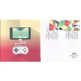 Darmowa dostawa Nederland 2018: V3601-3610: Beleef de Natuur: Reptielen en Amfibieën velletje gestempeld