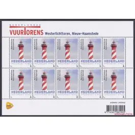 Tani Nederland 2018: V3601-3610: Beleef de Natuur: Reptielen en Amfibieën velletje gestempeld