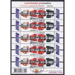 Bezpieczna płatność Nederland 2018: V3601-3610: Beleef de Natuur: Reptielen en Amfibieën velletje gestempeld