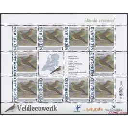 Tani Nederland 2013: NVPH: V2791-Aa-65: "Vogels in Nederland": Veldleeuwerik: velletje postfris