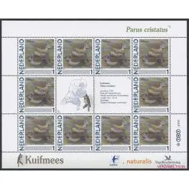 Wysoka jakość Nederland 2013: NVPH: V2791-Aa-37: "Vogels in Nederland": Kuifmees: velletje postfris