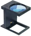 Opvouwbaar vergrootglas met verlichting. 110 mm Lens, 2.5x vergroting. Popularny