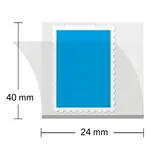 HAWID Voorgesneden - 24x40 mm - transparant - 50 stuks Rabat