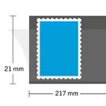 HAWID Stroken - 217x21 mm - zwart - 25 stuks Zamów teraz