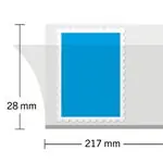 HAWID Stroken - 217x28 mm - transparant- 25 stuks Oferta