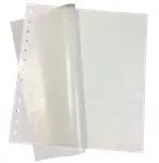 ALPHA insteekbladen - Wit karton, doorlopende pergamijn stroken Zwrot pieniędzy