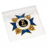 Premium Beschermhoezen voor medailles, medaillons en decoraties tot 90 mm, pak van 50