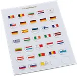 Zwrot pieniędzy Euro vlaggen chips