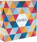 Promocja Geschenkdoos voor één goudbaar - Modern design met"Danke