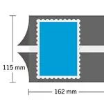 Bezpieczna płatność HAWID Block Mounts - 162x115 mm - Schaufix- zwart - 10 stuks