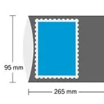 HAWID SL-Stroken- 265x95 mm - dubbel gesloten - zwart - 10 stuks Oryginalny