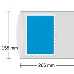 Promocja HAWID SL-Stroken - 265x155 mm - dubbel gesloten - transparant - 6 stuks