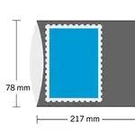 Wysoka jakość HAWID Stroken - 217x78 mm - dubbel gesloten - zwart - 10 stuks