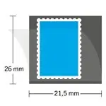 Niska cena HAWID Voorgesneden - 21,5x26 mm - zwart - 50 stuks