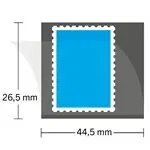 HAWID Voorgesneden - 44,5x26,5 mm - zwart - 50 stuks Wysoka jakość