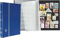 Zwrot pieniędzy Insteekboek - Blauw - A5 - 32 zwarte bladzijden - ongewatteerde band