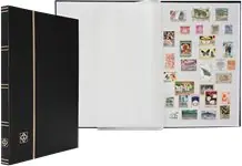 Insteekboek - Zwart - A4 - 32 witte bladzijden - ongewatteerde band Oryginalny