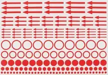 Kenmerkingsetiketten. Leuchtturm labels om detailste tonen - pakje van 10 Nowość