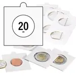 MATRIX witte munthouders voor munt Ø 20 mm - 1000 st. Szybka dostawa