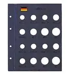 Muntblad voor 1 Pfennig tot 5 DM Niska cena