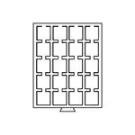 Muntenboxen Voor Munten In Capsules - Grijze Oryginalny