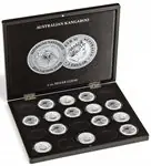 Popularny Muntencassettes VOLTERRA - Voor 20 zilveren ounces"Australian Kangaroo" in capsules