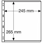 Tani Plastic hoezen ROYAL, 1-vaksverdeling, zwart