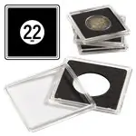 QUADRUM - Munt capsule voor 22 mm munten (10 stuks) Darmowa dostawa