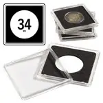Oferta QUADRUM - Munt capsule voor 34 mm munten (10 stuks)