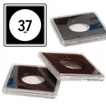 QUADRUM Intercept munt capsule,binnenmaat 37 mm,zwart Tani