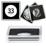 Kup teraz QUADRUM vierkante muntcapsules voor munt Ø 33 mm -50 st.