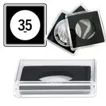 Tani QUADRUM vierkante muntcapsules voor munt Ø 35 mm -50 st.