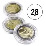 Ronde muntcapsules ULTRA - Binnen Ø: 28 mm - Buiten Ø: 34 mm - 10 stuks Bezpieczna płatność