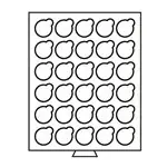 SMART - Muntenboxen - 30 uitsparingen voor munten tot 32 mm in diameter Rabat