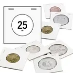 Popularny TACK witte munthouders voor munt Ø 25 mm - 25 st.